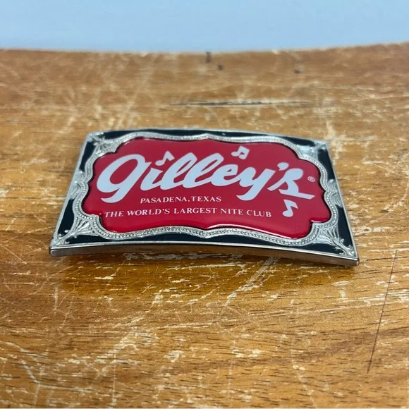 Gilley's Nite Club Country Western Belt Buckle Pasadena Texas Music Memorabilia - Picture 2 of 7
